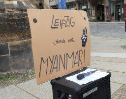 Stands with Myanmar - Burmahilfe Leipzig